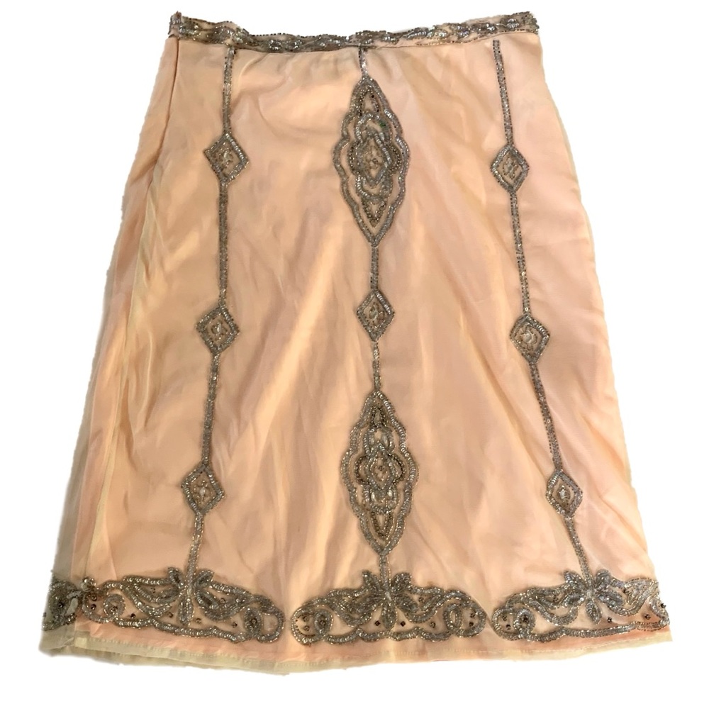 Beaded pink skirt